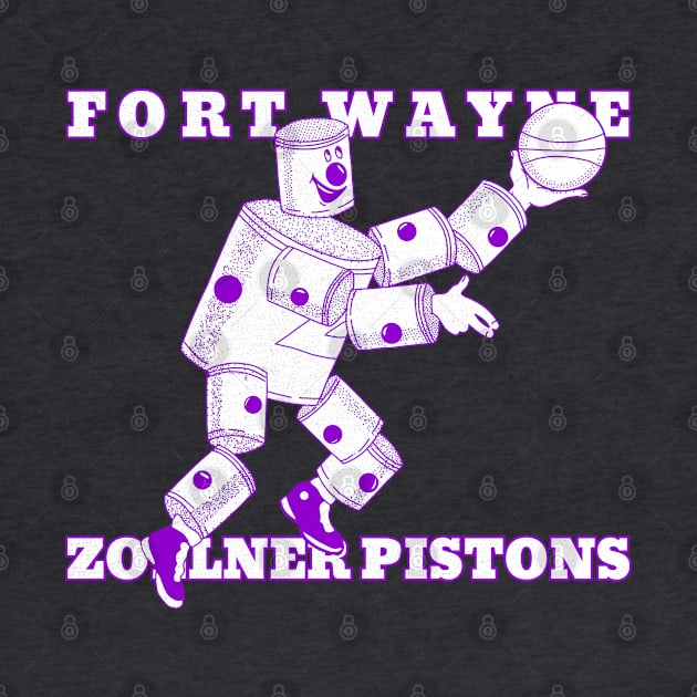 Vintage Fort Wayne Pistons Basketball 1948 by LocalZonly